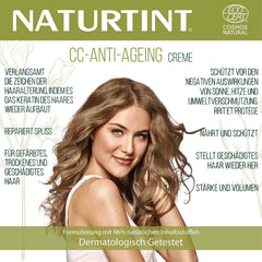 Natural Tint CC Cream. Mască de păr No Rinse. Pentru păr uscat și deteriorat. Repară și hidratează. 96% ingrediente naturale. 200ml Masca de par Naty Shop