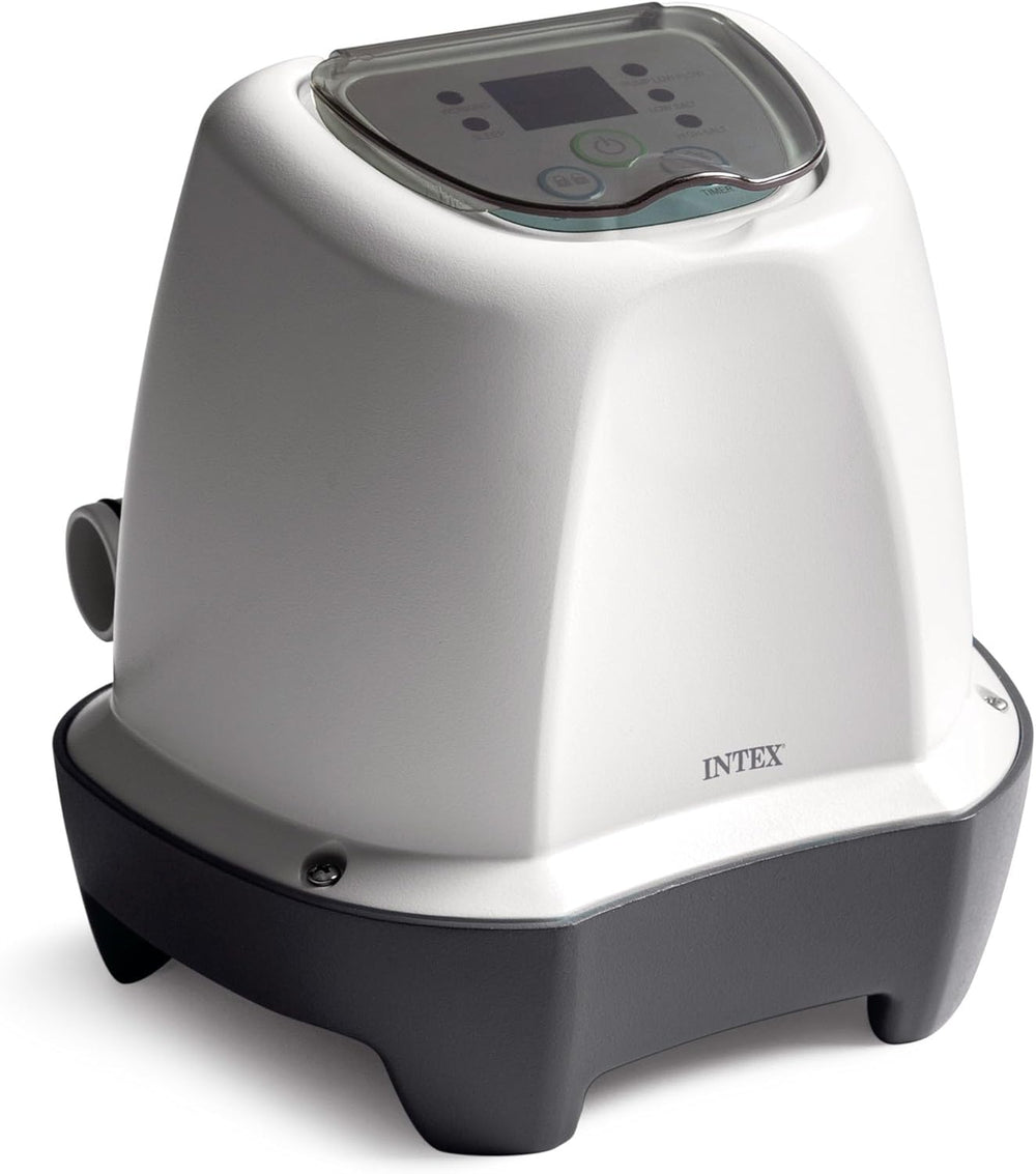 Intex 26662GS - Krystal Clear Salt Water System, generator soli i chloru, do pompy filtrującej 1136-3785 l/h, do małych basenów do 366 cm, tworzywo sztuczne, biały