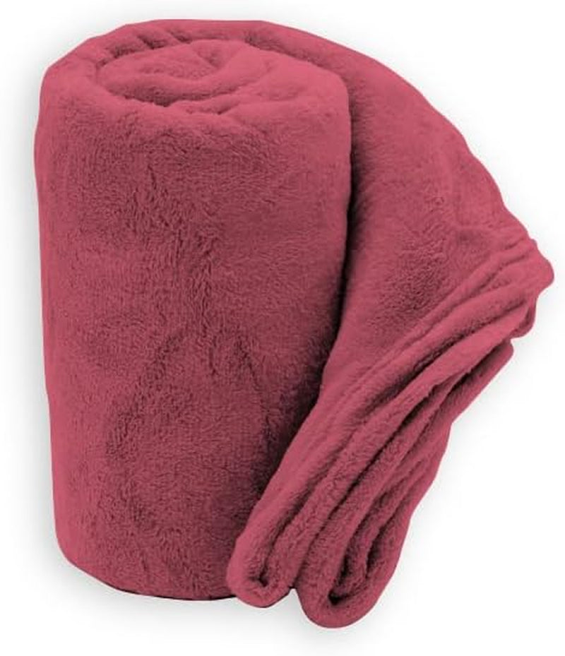 Miękki koc | Krata | Miękki dotyk | 130 x 160 cm | Kołdry i kołdry pudrowe Naty Shop Mallow 150X210