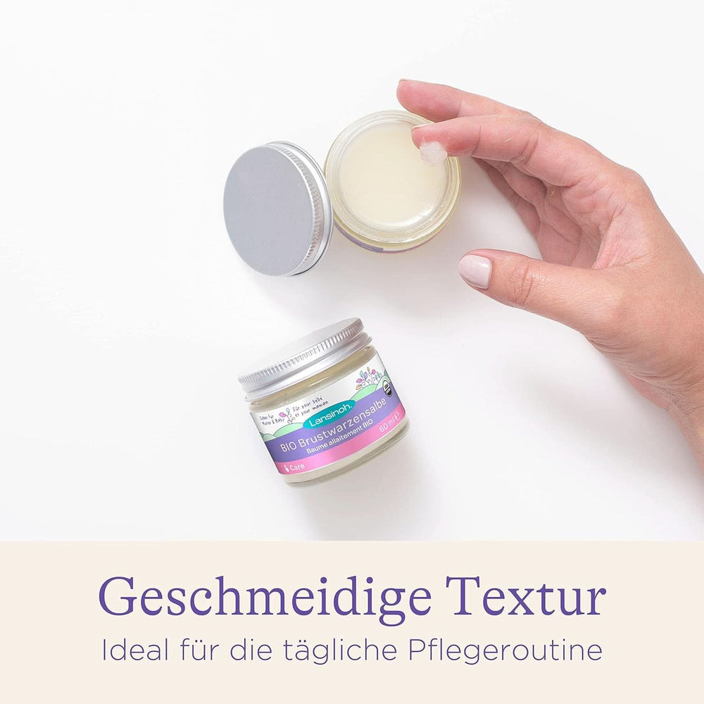 Lansinoh BIO Brustwarzensalbe, 60 Ml - Natürliche Pflege Empfindlicher Brustwarzen Und Trockener Haut - Akcesoria klimaneutral Żywność i karmienie piersią Baby Naty Shop