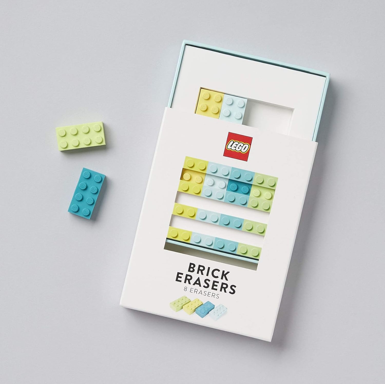 Gumki LEGO Brick: 8 gumek (LEGO x Chronicle Books)