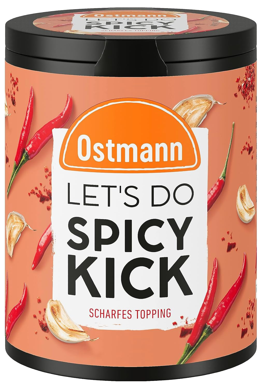 Ostmann Gewürze - Zróbmy Awokado | Gewürzsalz für Avocado, Guacamole lub Bowls | Crunchy Topping z Gewürzen, Kräutern i schwarzem Sesam | 70 g w koszu Metalldose