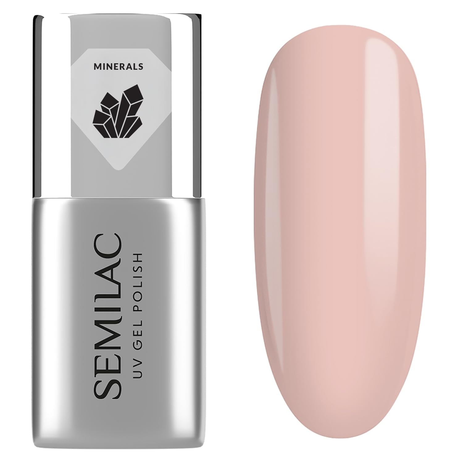 Semilac Pure & Clean Baza do lakieru UV 7ml – Samopoziomująca baza hybrydowa do wrażliwych paznokci