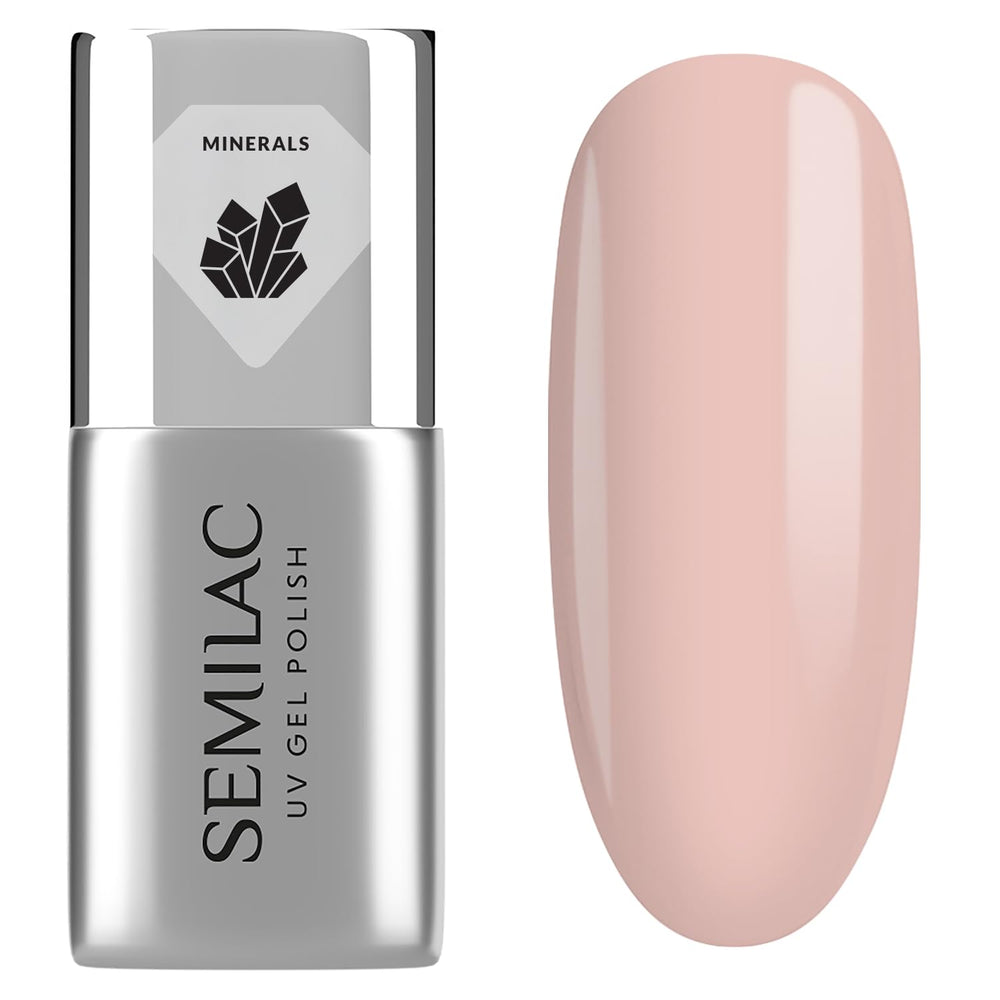 Semilac Pure & Clean Baza do lakieru UV 7ml – Samopoziomująca baza hybrydowa do wrażliwych paznokci