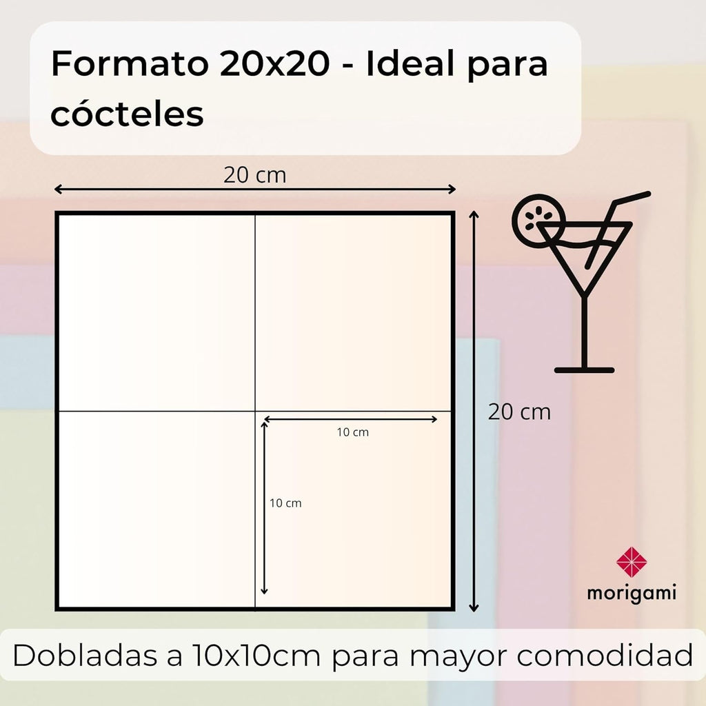 , Șervețel de cocktail din hârtie, 1/4-fold, dantelă, 150 șervețele, alb