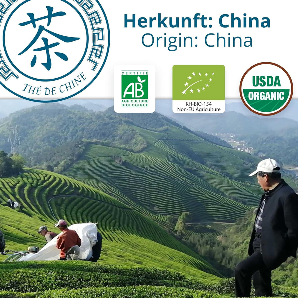 Khla - Ceai Oolong Bio 100 G - Ceai albastru - Ceai natural vrac - Ceai asiatic organic - Vrac și tăiat - Ceai din plante și infuzie - Din China