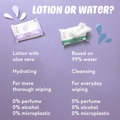 Chusteczki dla niemowląt Naïf bez plastiku 54 sztuki (1 opakowanie x 54 sztuki) - Do pupy, ciała i twarzy dziecka - Naturalne składniki