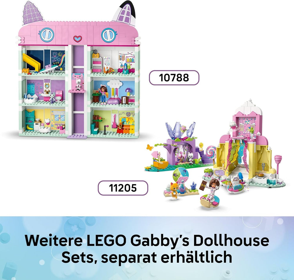 LEGO Gabby's Dollhouse Mermaid Gabby's Aquarium Adventure Toy - incl. a Gabby Mini Doll & Mercat Figure, Plus Fun Accessories - Gift for 4+ Year Old Girls & Movie Fans - 11204