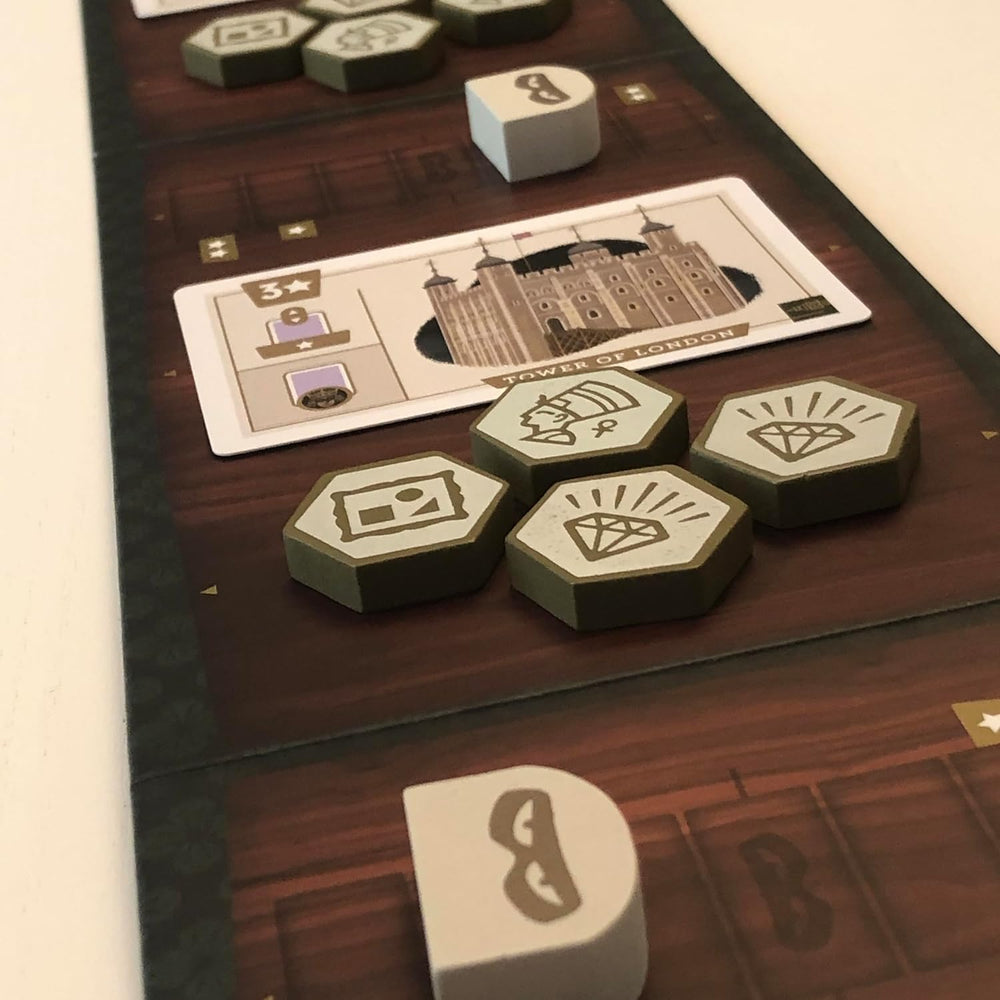 Feuerland Spiele Caper Europe Games, 216 mm x 216 mm x 70 mm, neutralny/klasyczny (czarny, biały, szary)