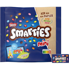 Nestlé SMARTIES Mini, mała soczewica w mlecznej czekoladzie, pakowana pojedynczo, opakowanie 16 szt. (16 x 187 g)