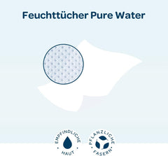 BIOLANE - Chusteczki nawilżane dla dzieci zawierające 99,9% wody - Czysta woda - Opakowanie 12 x 48 (576 chusteczek) - Do skóry wrażliwej - Od urodzenia - Bezzapachowe - Pielęgnacja do przewijania i czyszczenia niemowląt