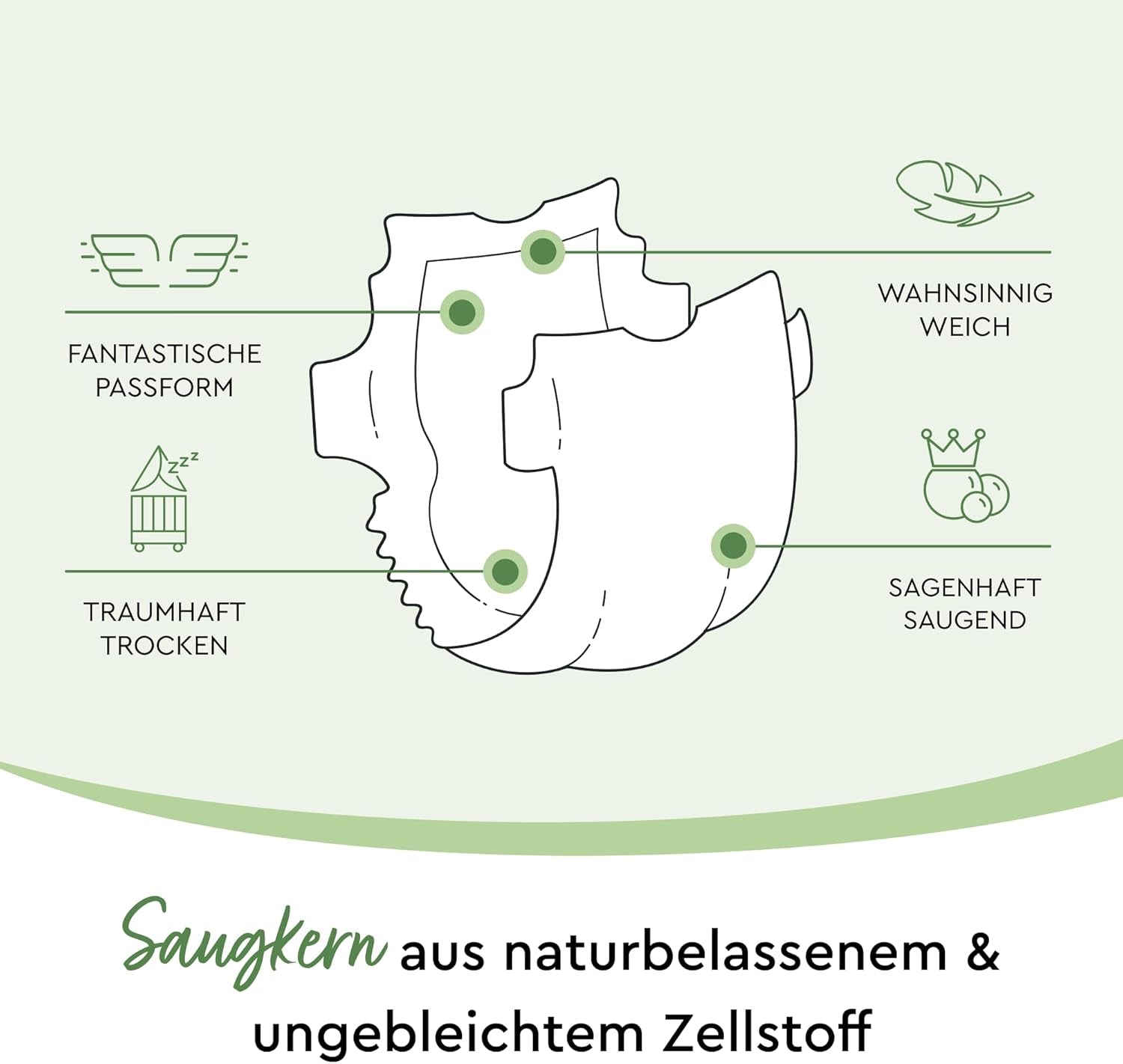 Pieluszki LILLYDOO Eco, rozmiar 5 (11-16kg), opakowanie miesięczne (125 sztuk)