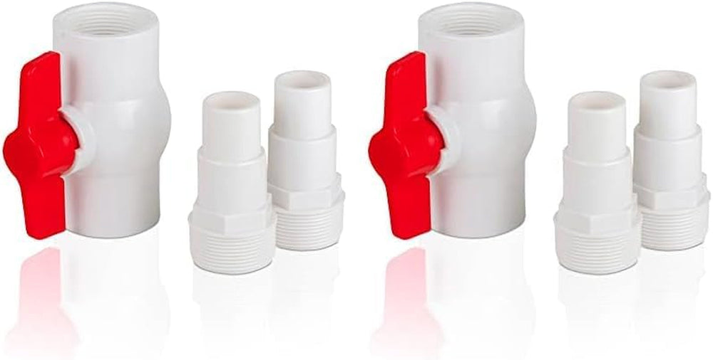 Gre AR512 - Supapă pornire/oprire cu 2 adaptoare pentru furtunuri de Ø38 și Ø32 mm