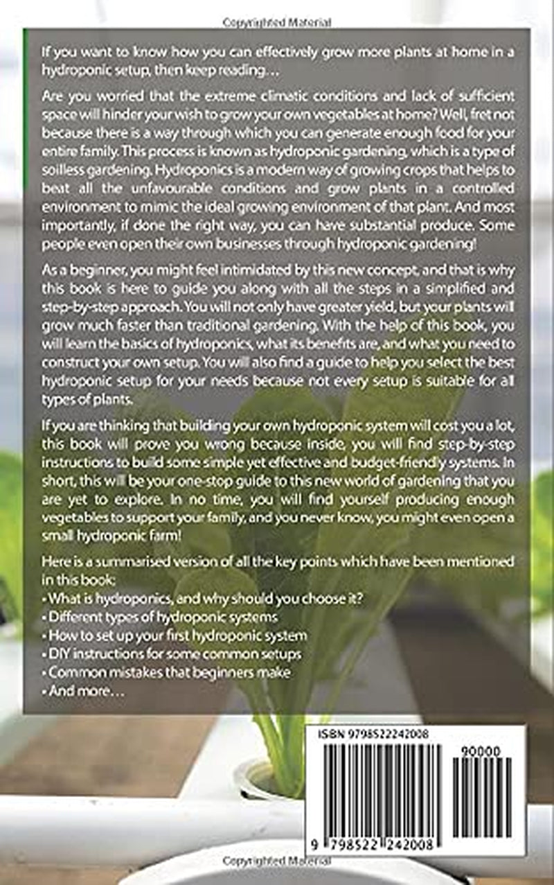 Ogrodnictwo hydroponiczne: przewodnik „zrób to sam” po opanowaniu hydroponiki w pomieszczeniach od początkującego do eksperta. Szybki i łatwy, tani, bezglebowy ogród (Easy Farming).