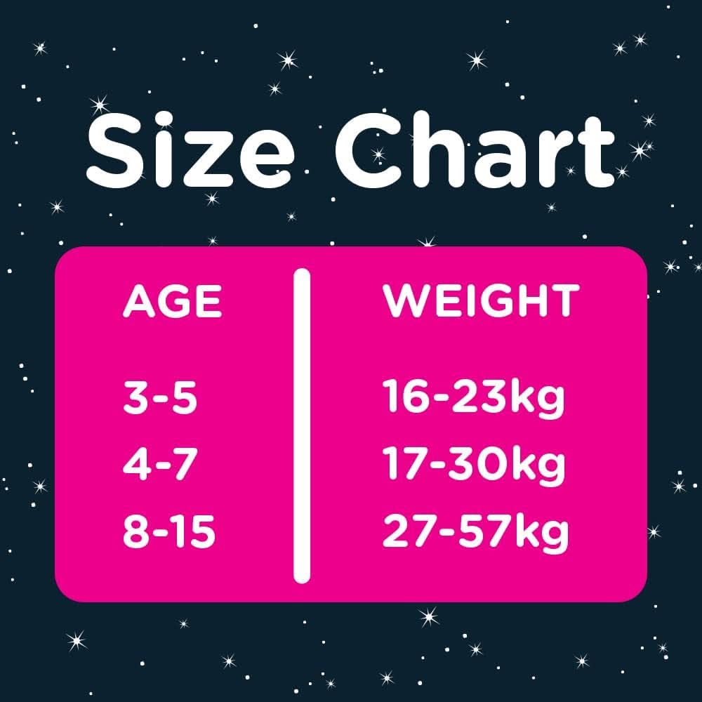 Pieluszki nocne Huggies dla dziewczynki 8-15 lat (27-57 kg), bardzo chłonne, 9 sztuk (2 szt.) Matka i Dziecko Naty Shop