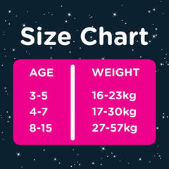 Pieluszki nocne Huggies dla dziewczynki 8-15 lat (27-57 kg), bardzo chłonne, 9 sztuk (2 szt.) Matka i Dziecko Naty Shop