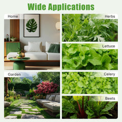 Zestaw do uprawy hydroponicznej na 36 doniczek, zestaw do uprawy hydroponicznej 100 × 50 × 30 cm, system uprawy hydroponicznej z pompą wodną, ​​systemy uprawy bezglebowej z PVC-U