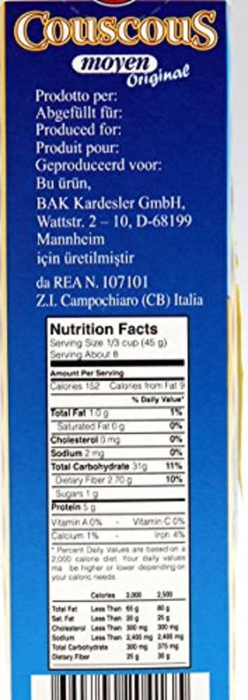 Kuskus Moyen Original, 0,5 kg