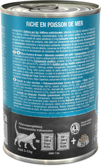 LEONARDO Hrană umedă [6x400g Fructe de mare] | Hrană umedă fără cereale pentru pisici | Hrană umedă completă la conservă
