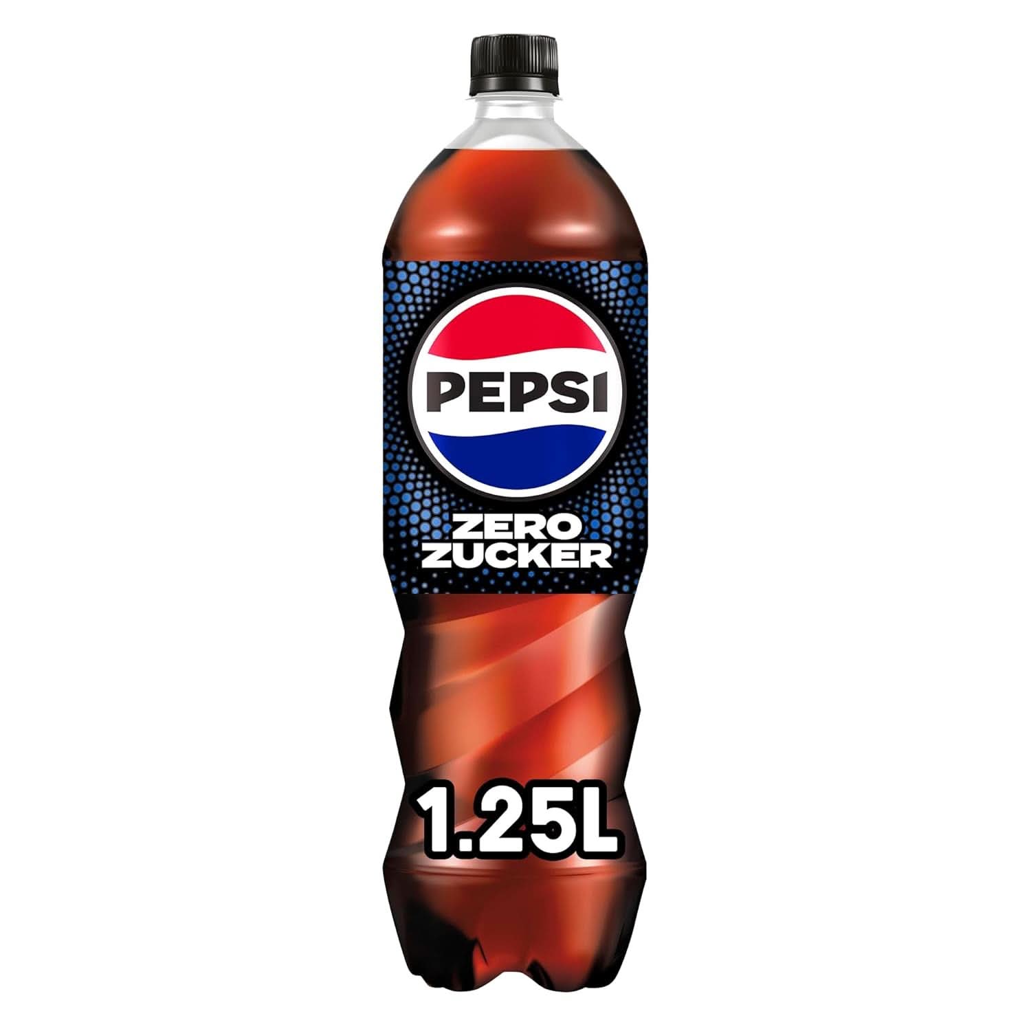 Pepsi Zero Sugar, Napój bez cukru, cola z kofeiną, zestaw 6 x 1,25 litra Napoje bezalkoholowe Naty Shop