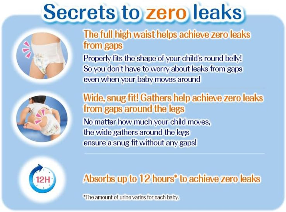 PL Boy (9-14 kg) - Pieluszka dla chłopców - 44 sztuki - Duża - Wodoodporna - Wzór zwierzęcy - Bawełna - Bez parabenów