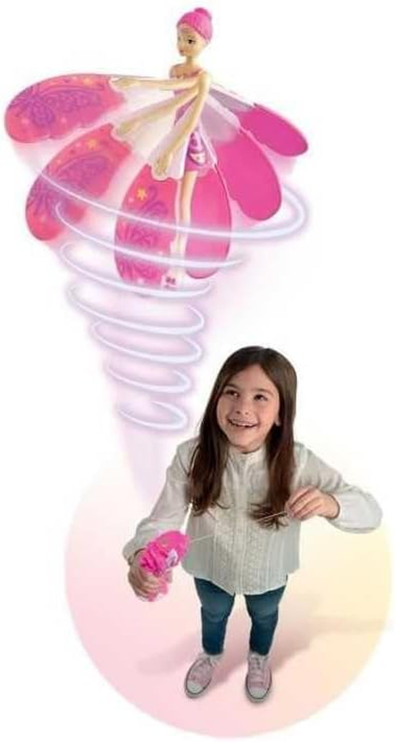 Lansay - Sky Dancers – Pretty Poppy – Magische Fliegende Puppe für Kinder ab 6 Jahren – Feenppuppe 18 cm – fliegt mit einem Launcher ohne Batterie – staunen Sie Ihre Kinder – Geschenkidee zum