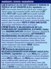 NESTLÉ SMARTIES Easter Friends, figurki o tematyce wielkanocnej, wykonane z delikatnej mlecznej czekolady z kremowym nadzieniem i kolorowych mini soczewicy z czekoladą SMARTIES, 1 opakowanie (1 x 65g)