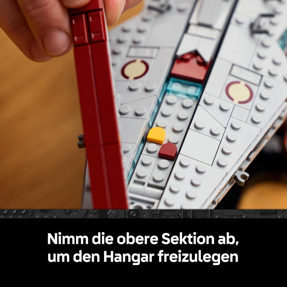 LEGO Star Wars 75441 Angriffskreuzer der Venator-Klasse - Modellbau-Set des republikanischen Kriegsschiffs für Erwachsene - Deko für Wohnzimmer & Regal - Geschenk für Fans von Die Rache der Sith