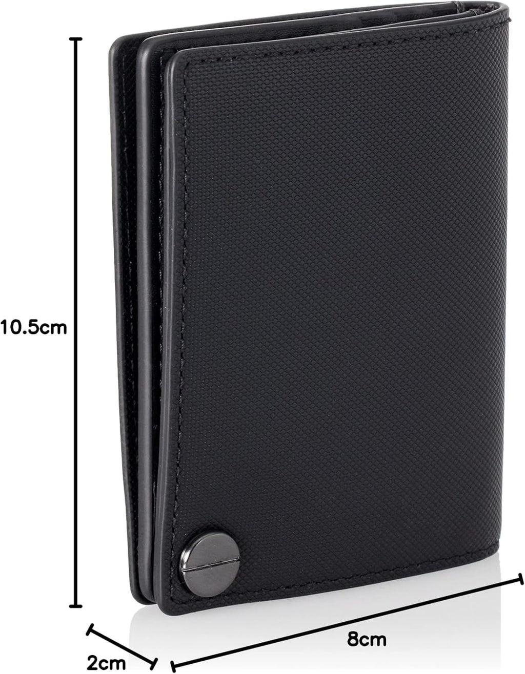 Calvin Klein CK CLEAN PQ COVERED CARDHOLDER Portofel pentru bărbați, negru (Ck Black), OS Portofel Barbati Naty Shop