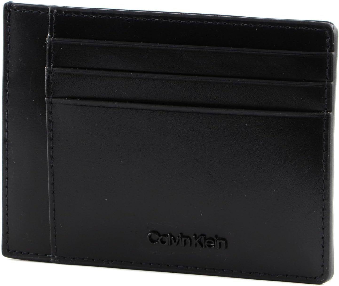 Calvin Klein CK MEDIAN ID CARDHOLDER Portofel pentru bărbați, negru (Ck Black), OS Portofel Barbati Naty Shop Titlu implicit