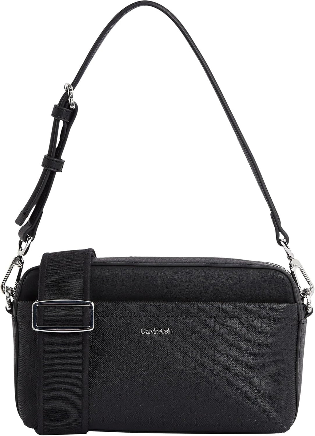 Calvin Klein geantă de umăr pentru femei Must Camera Bag Mono curea de umăr lată, Black (Ck Black), mărime naturală Genti Femei Naty Shop Titlu implicit