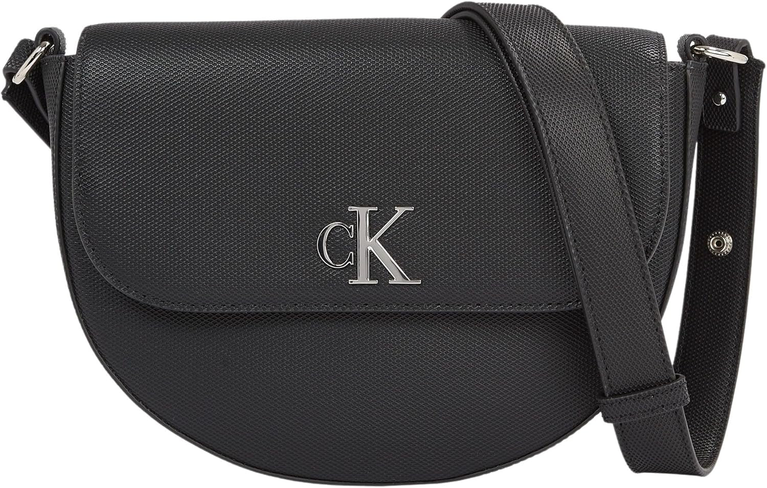 Calvin Klein Jeans sac de umăr Minimal Monogram Saddle Bag Klein Genti Femei Naty Shop Negru (negru)