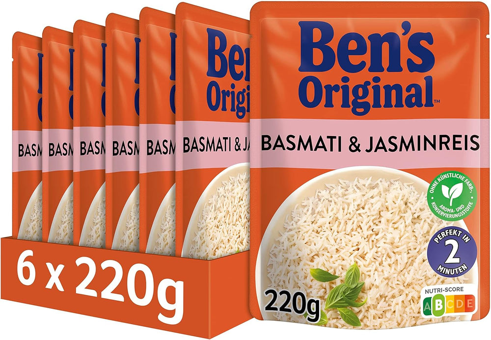 BEN'S ORIGINAL™ Ekspresowy ryż basmati 6 x 220 g