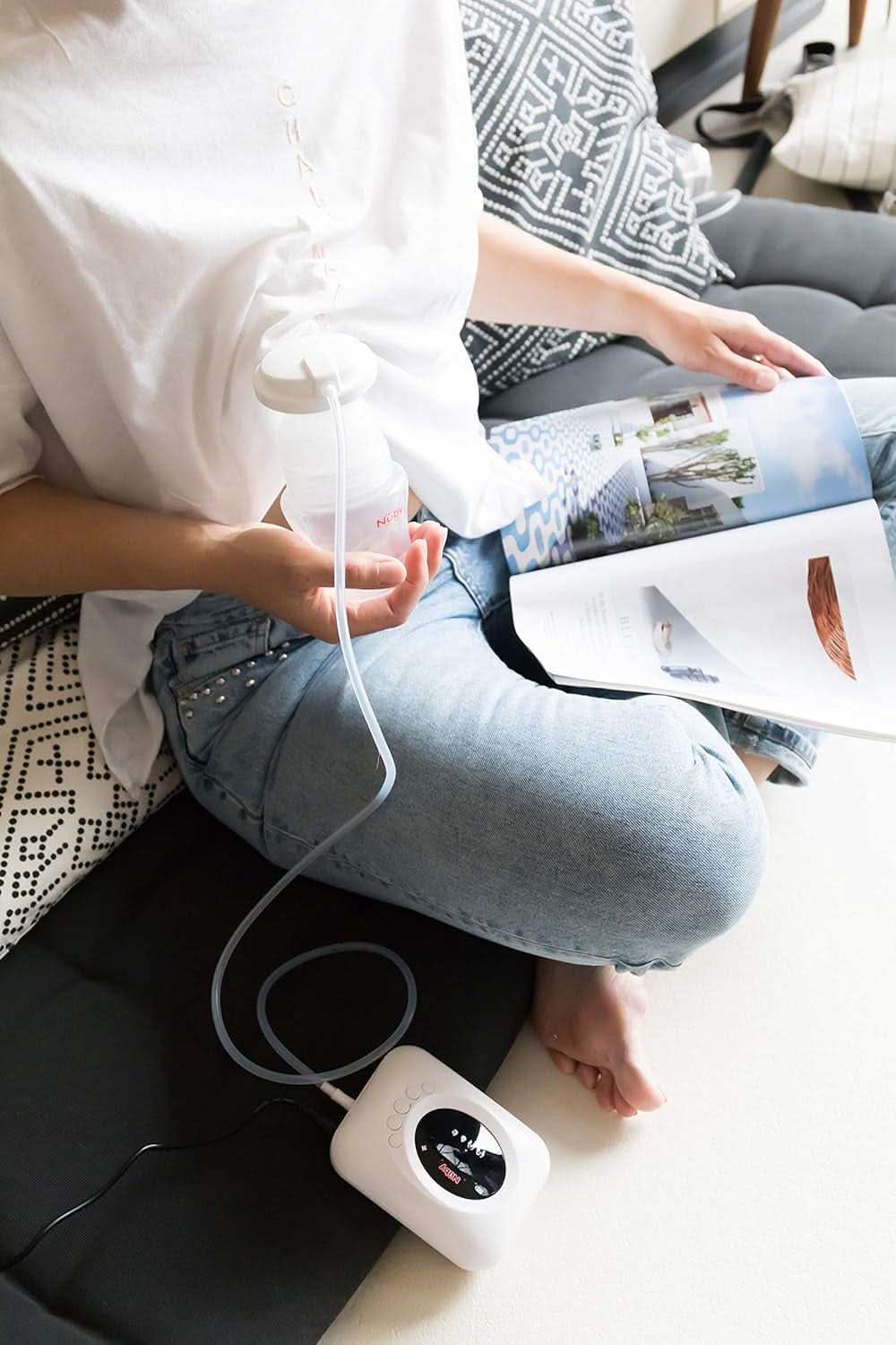 Nuby - Elektrische Milchpumpe Mit Digitaler Anzeige Akcesoria Żywność i karmienie piersią Sklep Bebe Naty