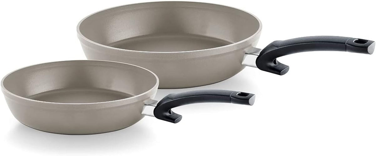 Fissler Ceratal Comfort, patelnia ceramiczna z powłoką nieprzywierającą - indukcyjna Garnki i patelnie Naty Shop Zestaw 2 patelni o średnicach 24 i 28cm