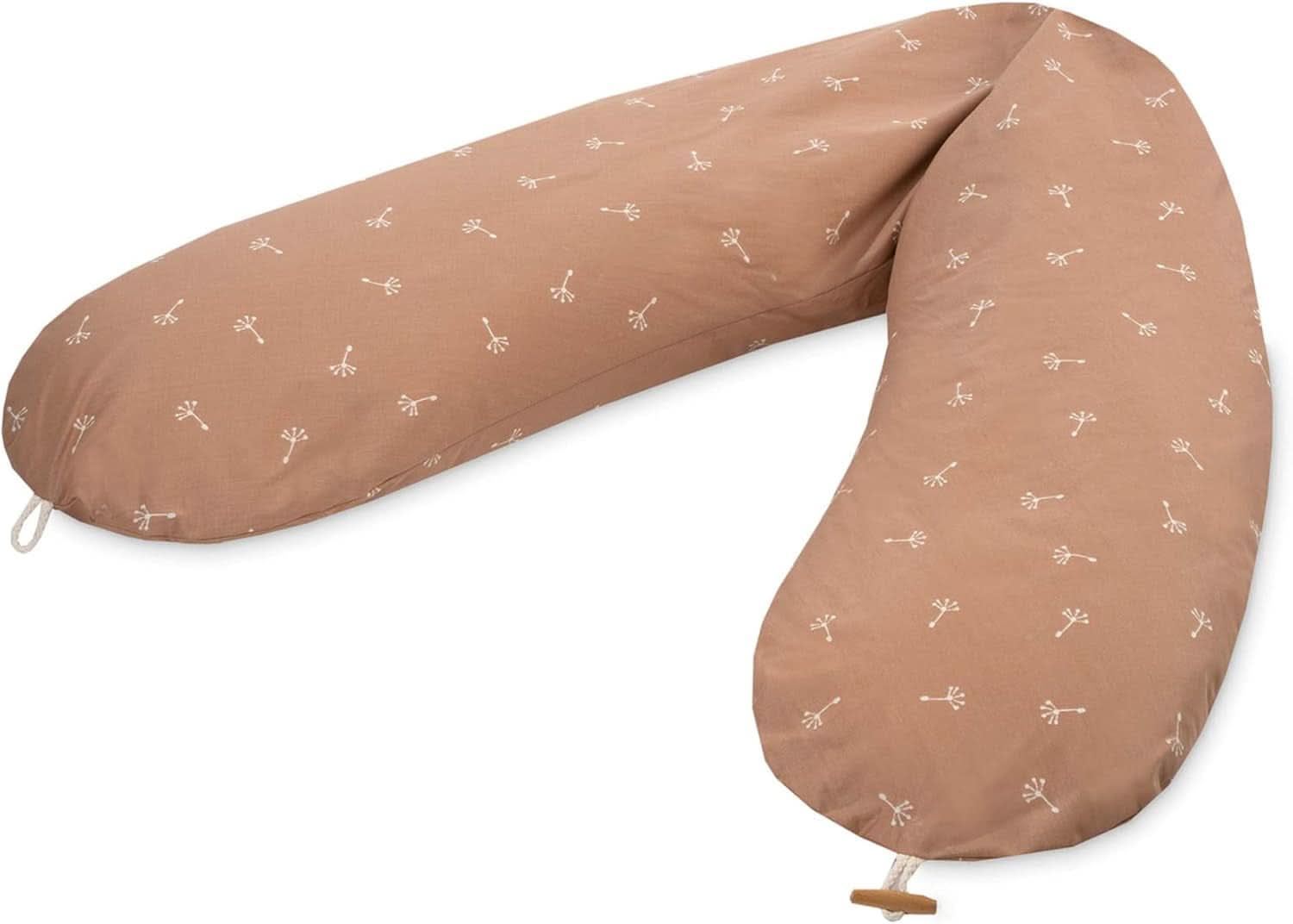 Julius Zöllner Organiczna poduszka do karmienia 190 cm, wypełnienie 42 litry Mikrokulki Eps, wyprodukowane w Niemczech Akcesoria Żywność i karmienie piersią Baby Naty Shop Flowery