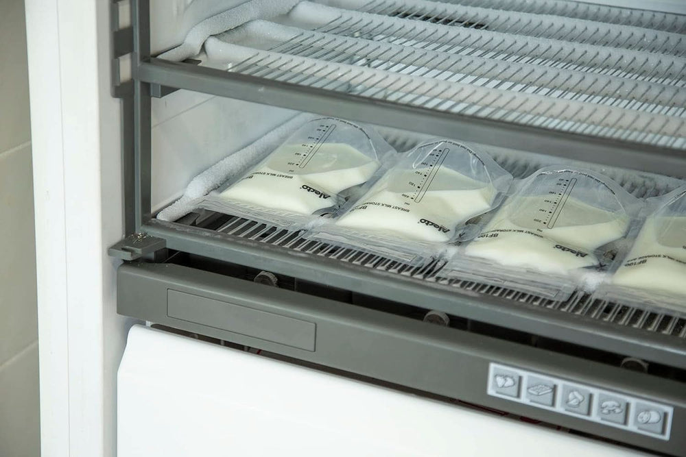 BF100 Worek do przechowywania mleka matki - Worek na mleko matki - pojemność 220 ml - 100 sztuk - Przezroczysta żywność i akcesoria do karmienia piersią Sklep Bebe Naty