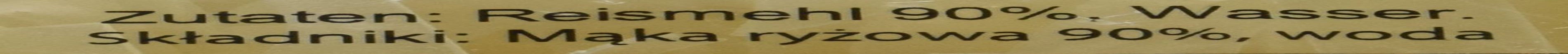 Makaron ryżowy - tajski makaron ryżowy o szerokości 10 mm, wykonany z mąki ryżowej - 17 x 400g