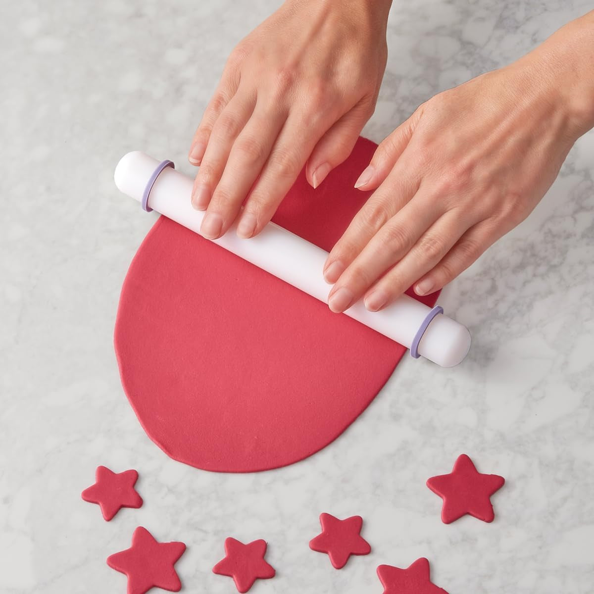 Wałek do ciasta Wilton Perfect Height 22,5 cm, wałek do kremówki i marcepanu