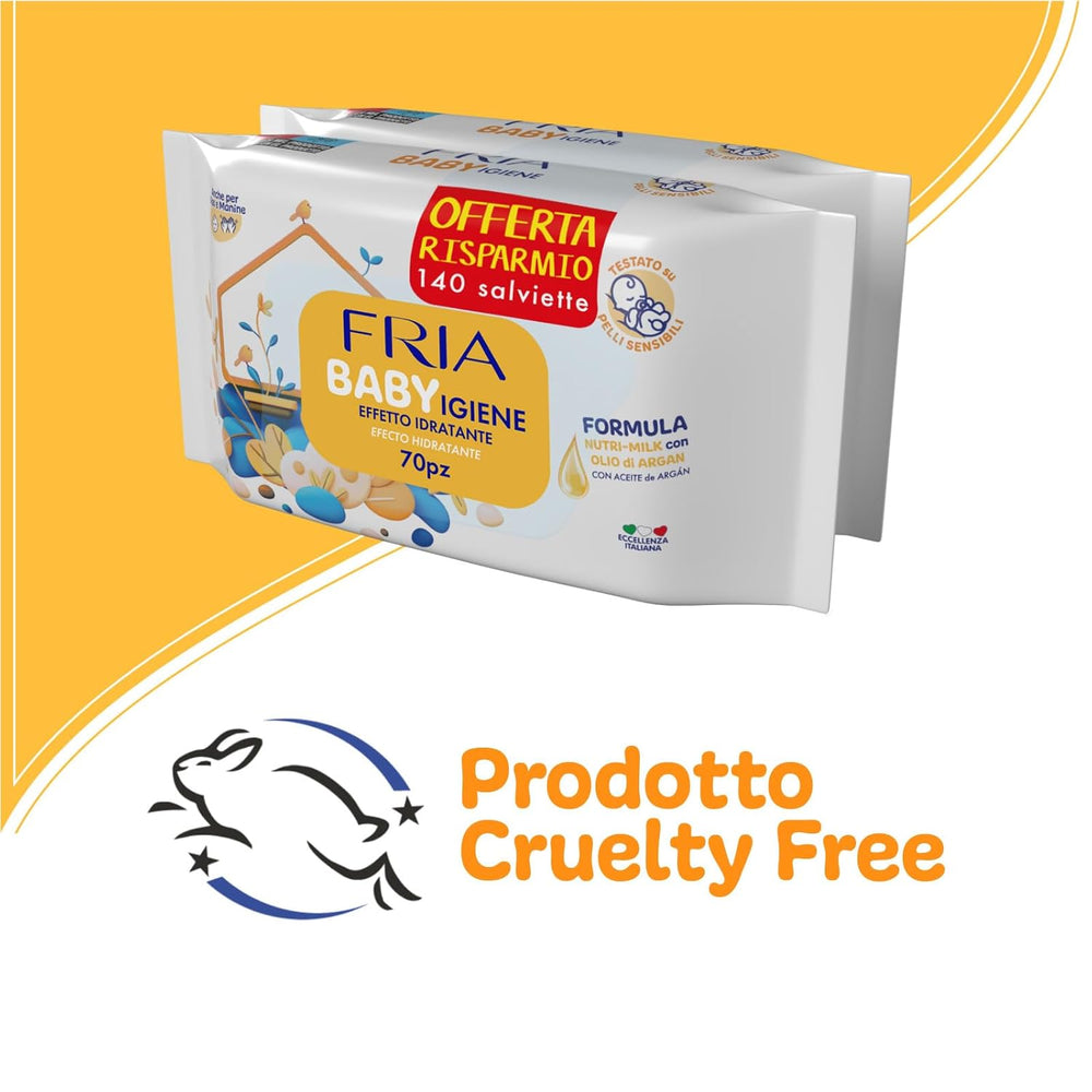 Chusteczki nawilżane, opakowanie 2 szt. (144 chusteczki)