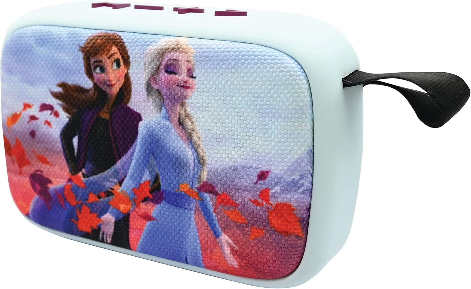 Lexibook Mattel Barbie - Tragbarer Bluetooth-Lautspeaker, kabellos, USB-C, SD/TF-Karte, wiederaufladbarer Akku, blau/rosa, BT018BB