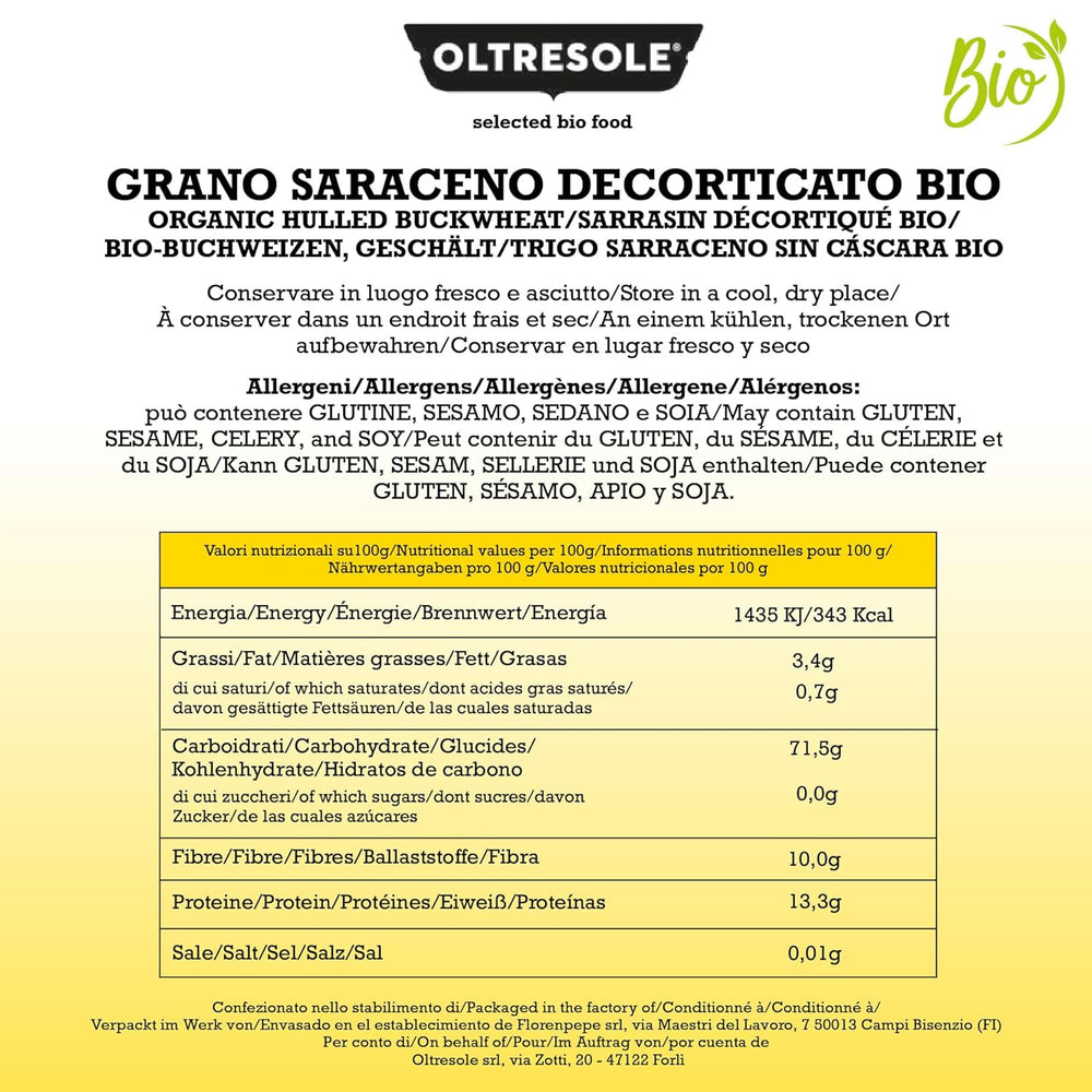 - Organiczny Buchweizen geschält 5 Kg - Getreide, nicht wärmebehandelt, aus biologischem Anbau, pakiet wygody