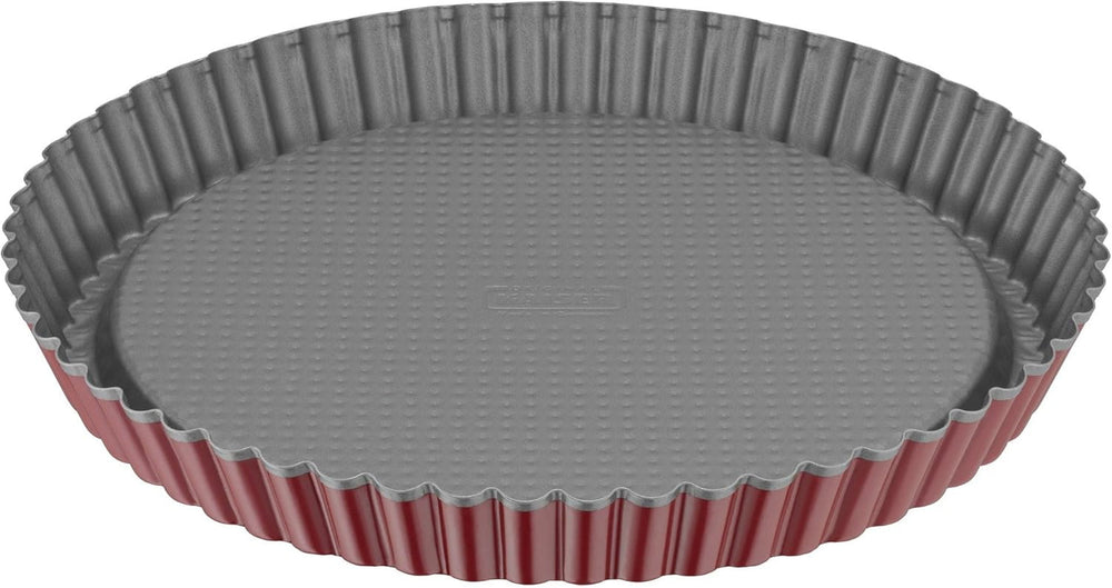 ORYGINALNY KAISER Classic plus Obstbodenform 28 Cm, 28,4 X 28,4 X 3,5 Cm i Classic Mini Torteletts 6 Stück, Tartelette Förmchen 10 Cm, Tarteform Klein, Tortelettförmchen Antihaftbeschichte Formy do pieczenia i blachy Naty Shop Single Classic Plus