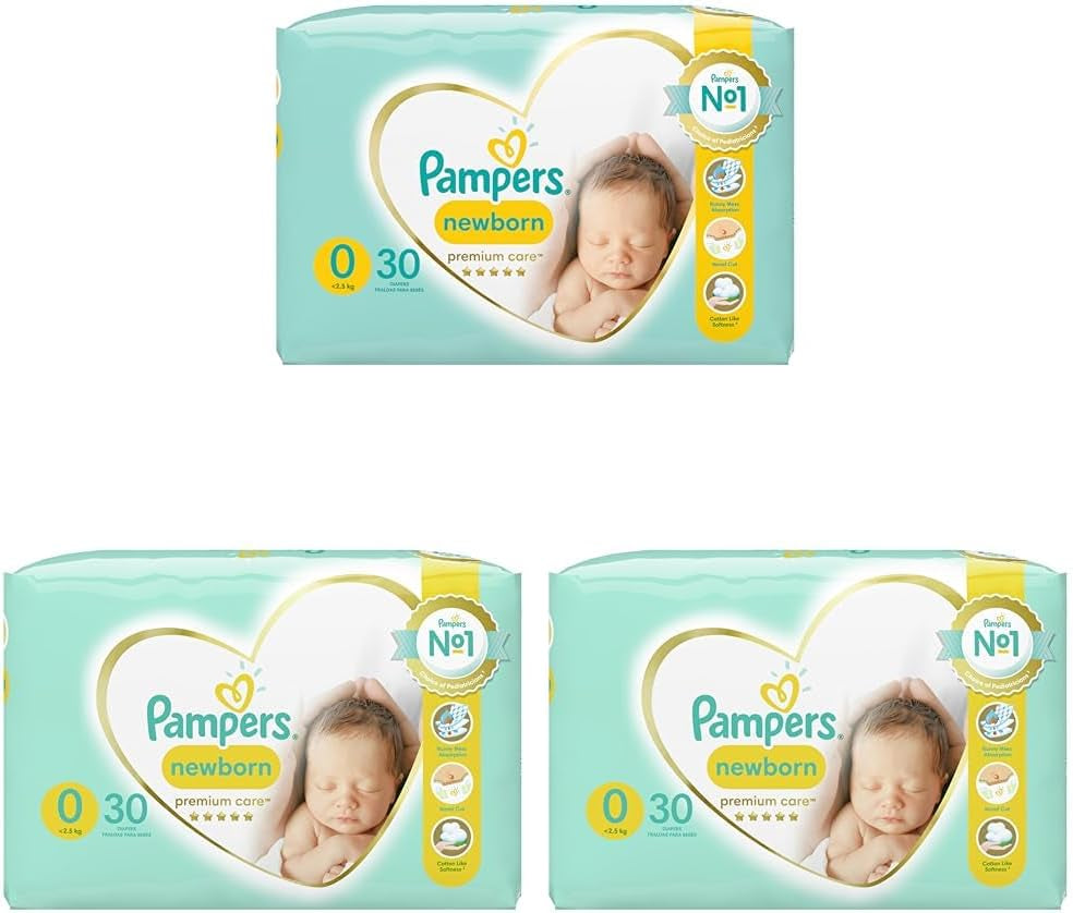 Pieluszki Pampers Rozmiar 0 (<3 Pampersy