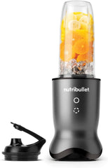 Blender osobisty Nutribullet, mikser Der Leistungsstärkste Mixer Für Eine porcja, silnik 1000 W i Leiser, 900 ml Becher Aus Tritan Renew, Leuchtende Touch Bedienknöpfe, Dunkel Grau Bucatarie Naty Shop Dunkel Grau 1000 W