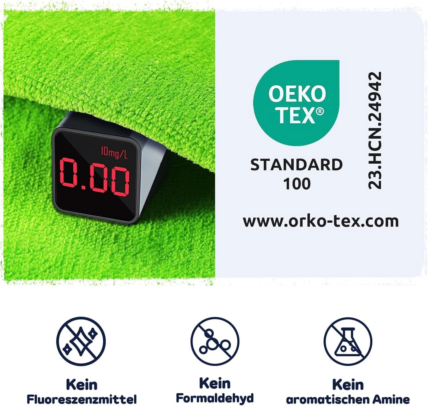 Poncho de baie pentru copii Oeko TEX, 100% bumbac Mama si Copilul Naty Shop