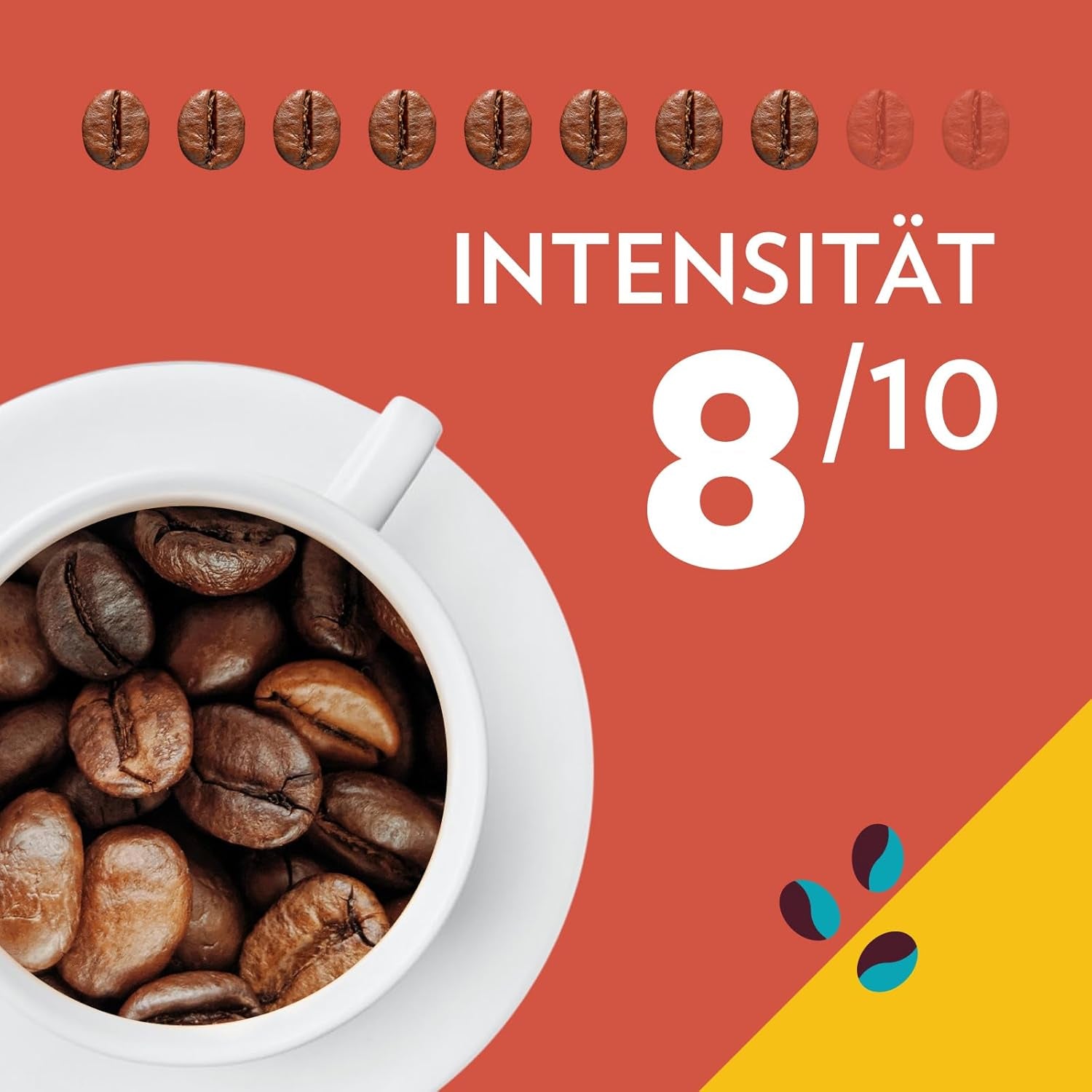 Lavazza, Tales of Roma, boabe de cafea, ideale pentru mașinile de cafea Espresso, cu note de aromă de alune și ciocolată neagră, Arabica și Robusta, 250 grame Cafea Naty Shop