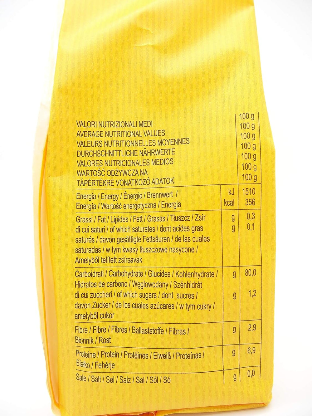 Dialsi makaron w kształcie gwiazdki, bezglutenowy makaron kukurydziano-ryżowy, opalany brązem, 100% włoskich składników, bez dodatków, gotuje się w 8-9 minut, opakowanie 300g