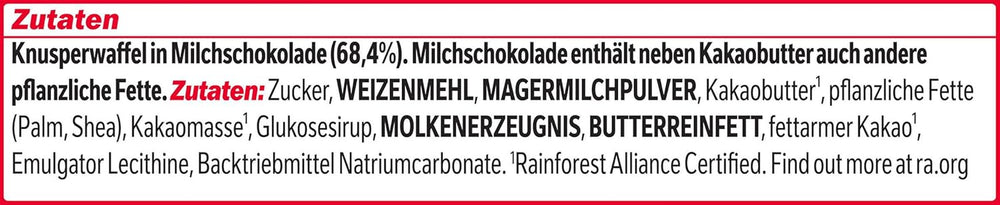 Nestlé Mini XXL Batony czekoladowe Chrupiące batoniki waflowe z mlecznej czekolady 4 opakowania (1 x 301 g)