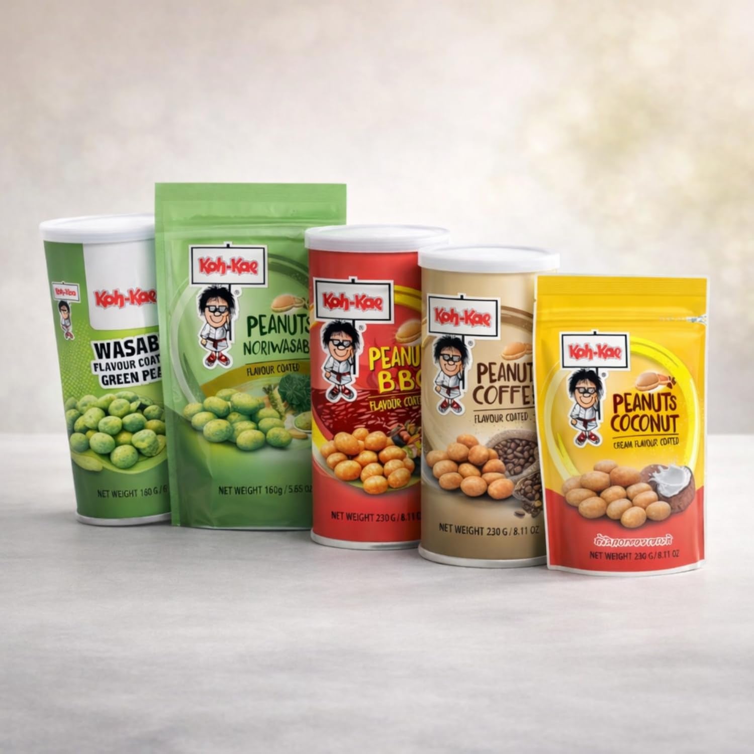 KOH-KAE - Groszek zielony z wasabi - (1 x 180g)